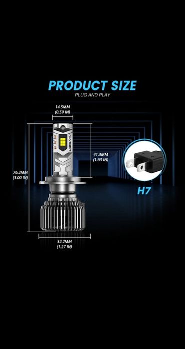Leduri H7 Novsight N75 20000Lm