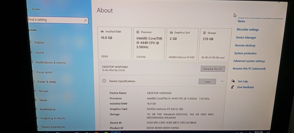 Unitate centrala PC