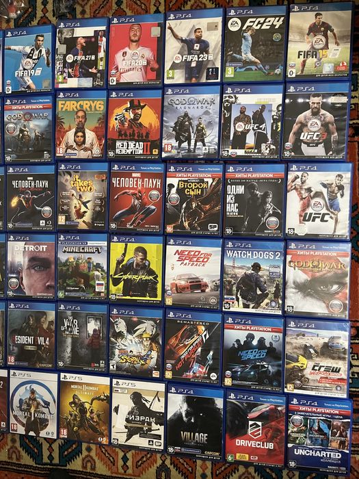 Продам Игры пс 5, диски пс 5/пс 4, игры пс 4