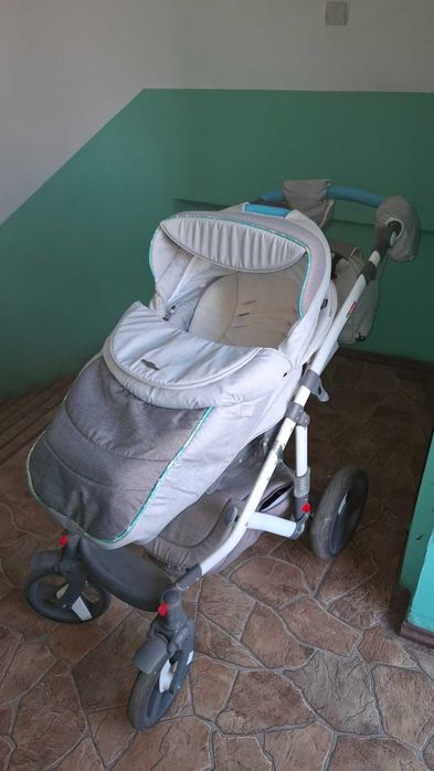 Бебешка количка ADAMEX Vicco Grey 2 в 1