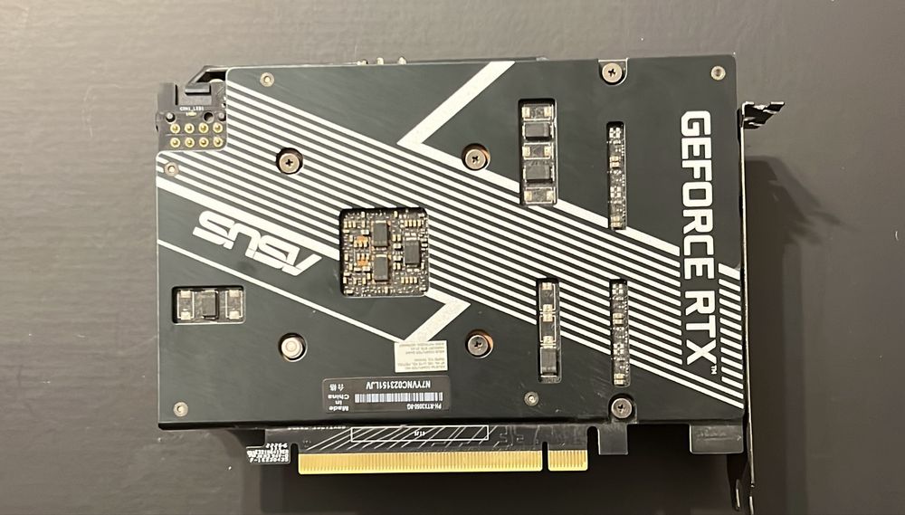 ASUS RTX 3050 8GB Phoenix — Пломбы на месте, 8GB