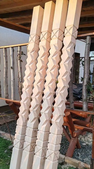 Stâlpi,bancute Sculpate Manual! Piese Unice pentru spatiul tau!