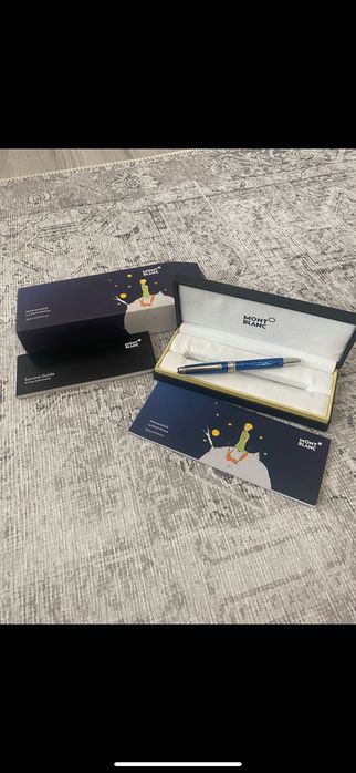 Stilou Mont Blanc Micul print albastru deschis