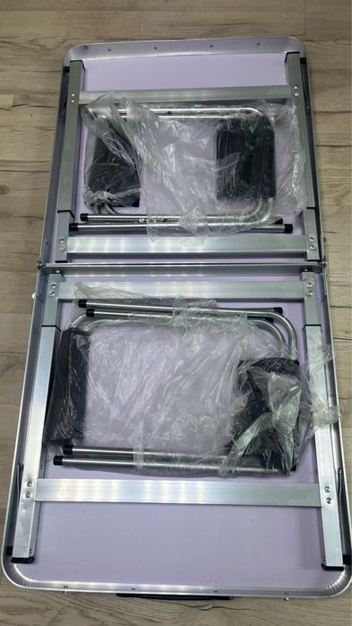 Стол туристический, с 4 стульчиками