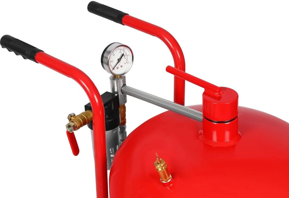 Statie de sablare profesionala cu nisip mobila 80L 400–700 l/min