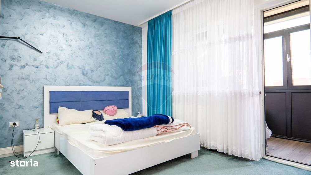 Dobroesti - vanzare apartament 2 camere mobilat complet, cu terasa