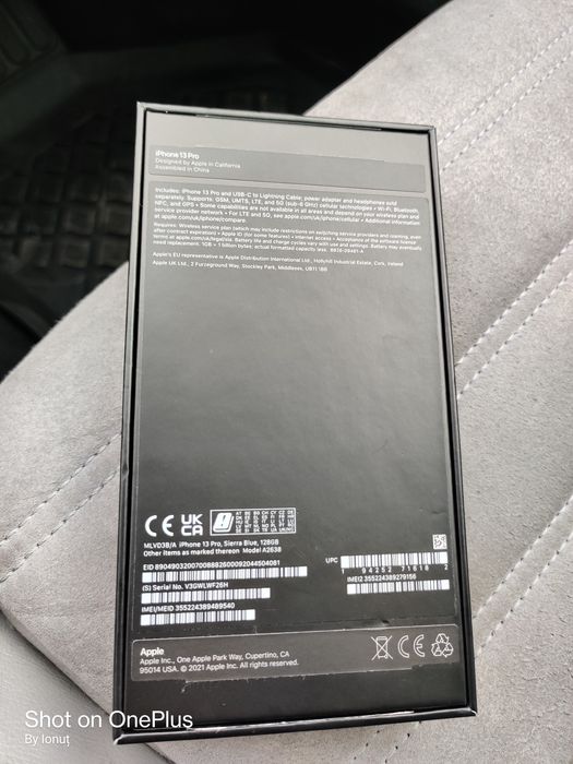 Cutie originala iPhone 13pro Sierra blue