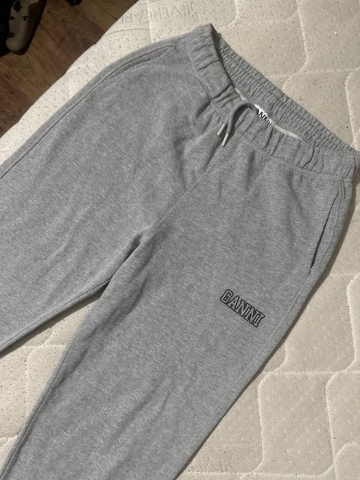 Ganni Logo-embroidered track pants дамско долнище