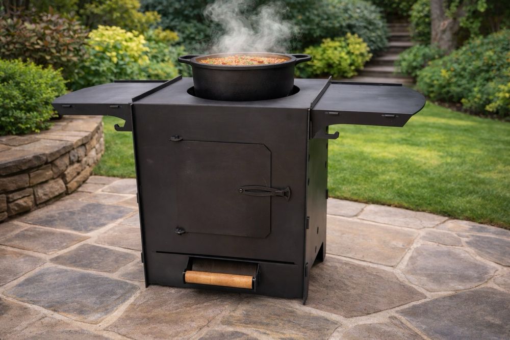 Sobă pentru ceaun – tablă 4 mm  – profesională