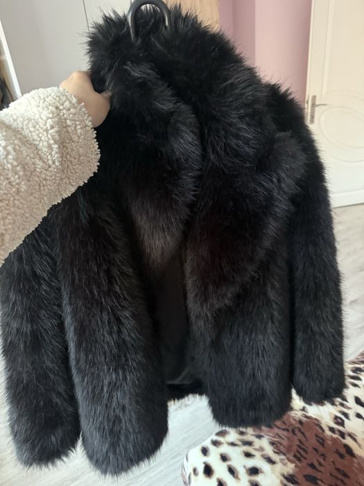 Черен кожух,марка Манго,размер S