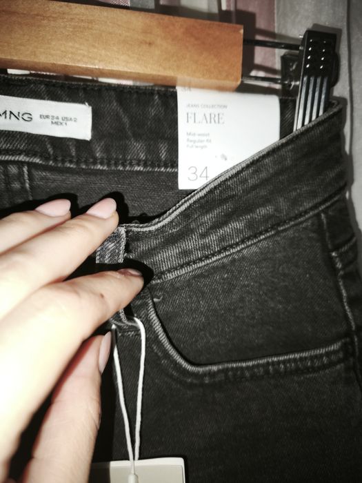 Jeans evazat Mango 34