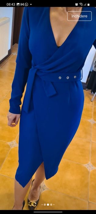 Rochie albastra Pinko