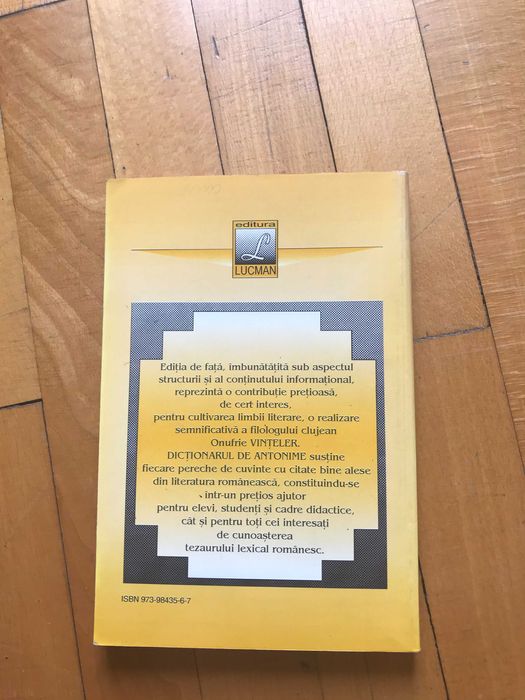 Dictionar sinonime, antonime