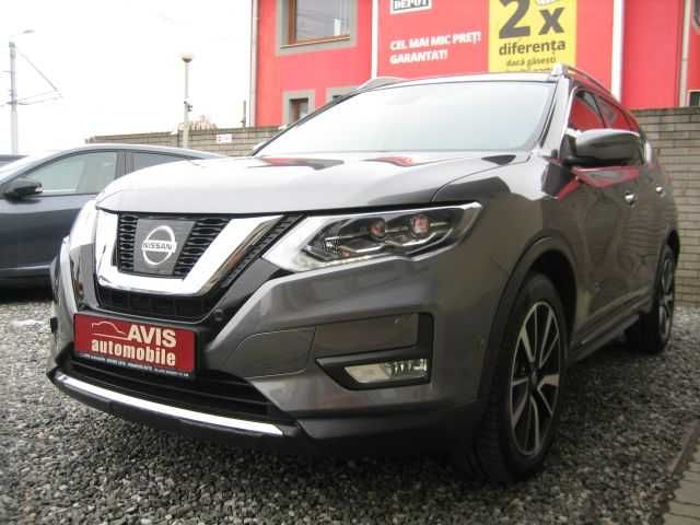 Nissan X-Trail 2.0 dCi 177 CP 2018 4x4 Automat/Tekna/Led/Piele/Incalzire in scaune/volan/bancheta spate/Panoramic/ACC/Camera360°/PDC,Jante 19"