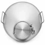 Butoi INOX 105 L cu capac clamp si garnitura, cadou robinet din INOX NOU Garantie 24 luni Livrare rapida