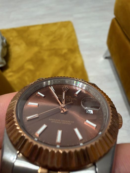 Rolex Datejust Oyster Perpetual – cadran maro –