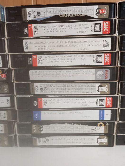 Casete video 40 bucăți