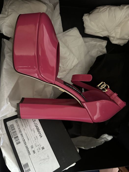 Dolce cabbana туфули на платформе