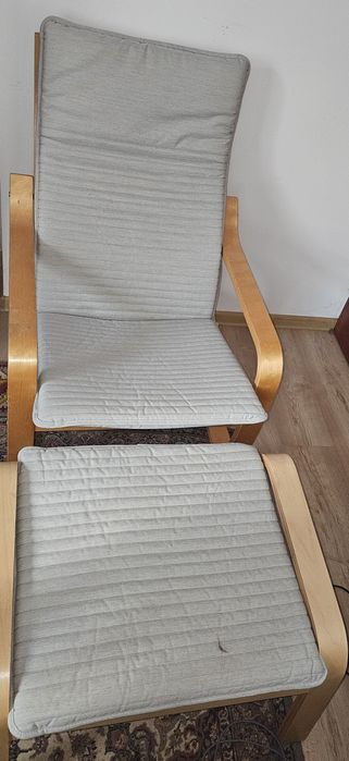 Люлеещ стол с табуретка от Икеа
