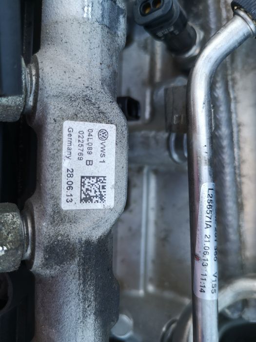 Injector injectoare pompa rampa 2.0 tdi CKF 150 CP Audi a3 2013