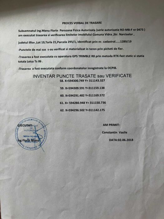 Teren intravilan 442mp - proprietar
