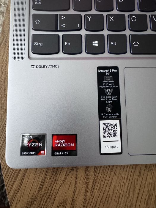 Laptop Lenovo IdeaPad 5 Pro Ryzen 5 / 16GB RAM / 1TB SSD / AMD Radeon