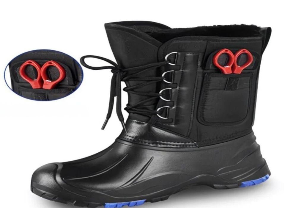 Берцы зимние и эва сапоги