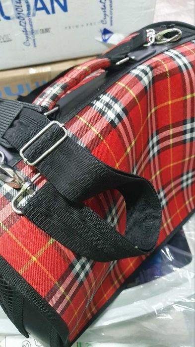 Комплект за коте: тоалетна и транспортна чанта - в отлично състояние