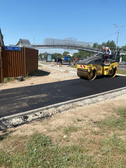 Асфальтирование асфальт бордюр арык