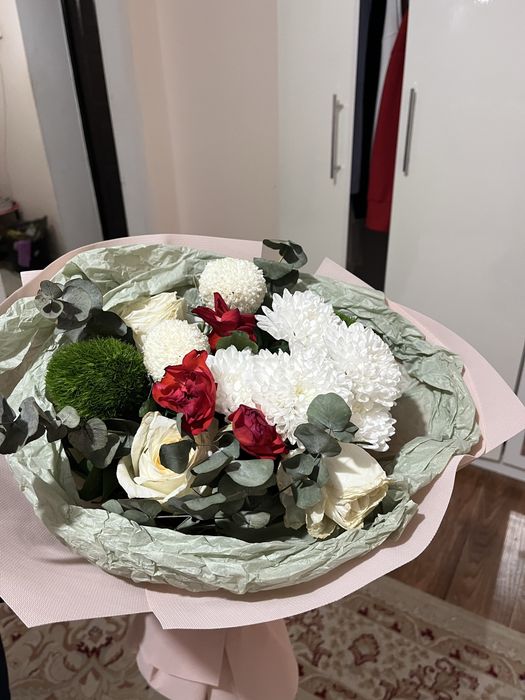 Цветы стояла  2 час