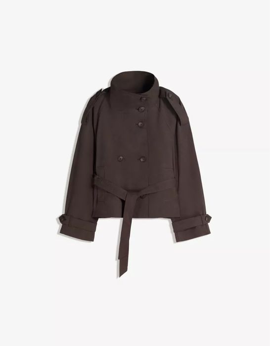 BERSHKA-кафяв trench coat