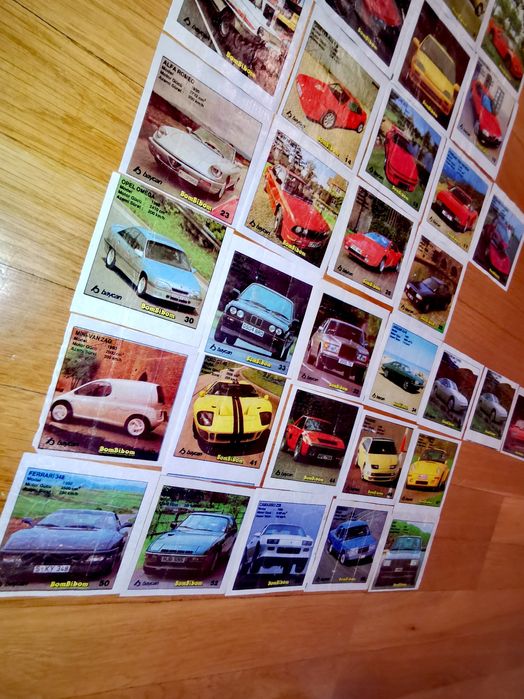 Колекция от картички с коли "BomBibom"