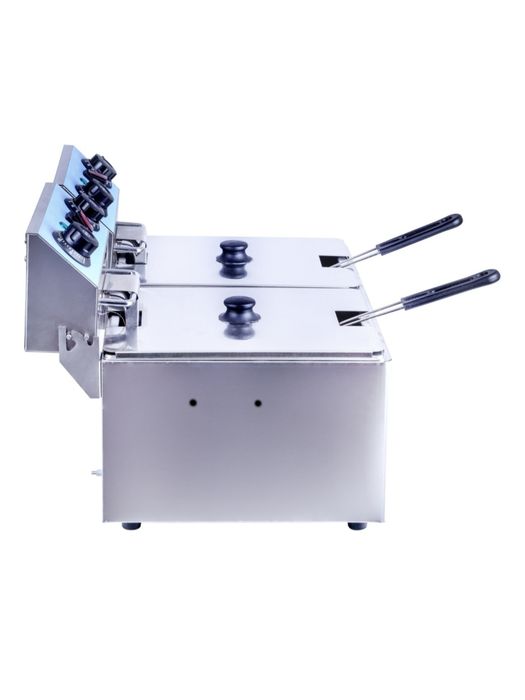 Фритюрница BACKERCRAFT GB-8L-2 серебристый