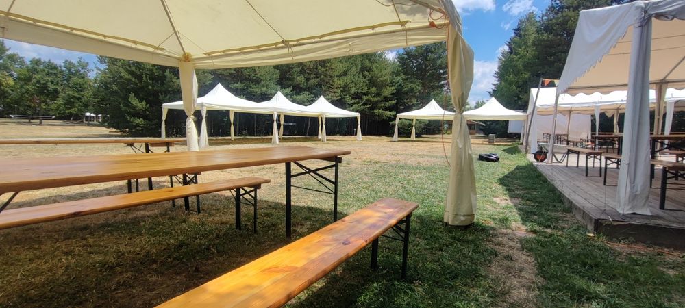 Бирени комплекти под наем – маса и две пейки, 35 лв/ден