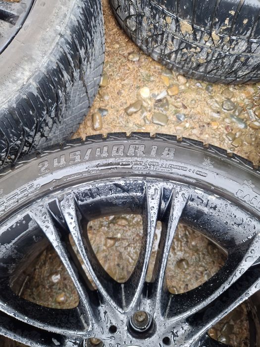 Jante roti 5x120 r18 bmw e60 e61 e90 e39 e46 e92 f10 f30 anvelope m+s 245 40 r18