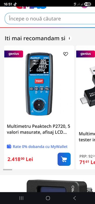 Tester PAT împământare si izolatie