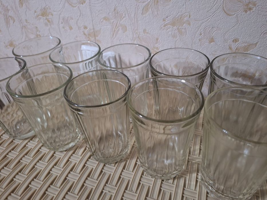 Граненые стаканы и рюмки ссср.