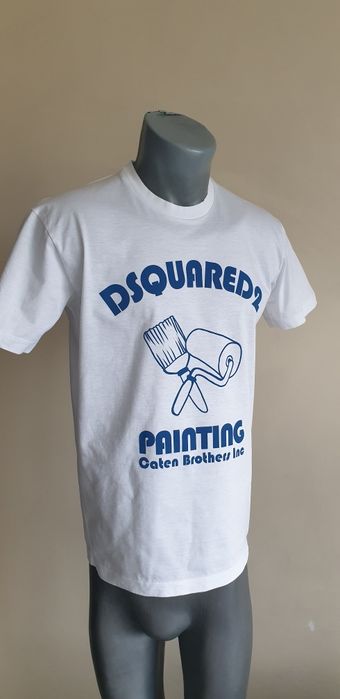 DSQUARED2 Cotton Mens Size S НОВО! ОРИГИНАЛ! Мъжка Тениска!