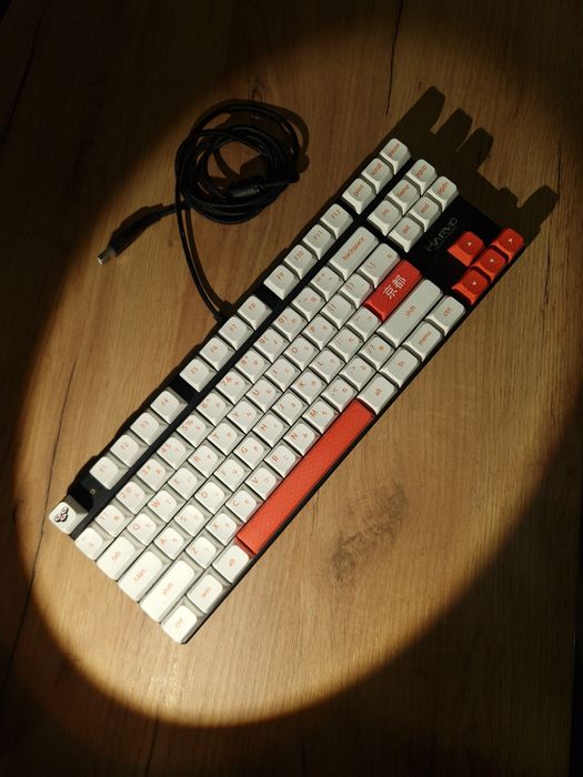 Tastatura mecanica gaming Marvo KG914G linear red cherry switch  - keycap uri xda sushi qwertykey, curatata