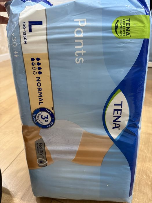 Продам трусы подгузники TENA, размер  L, 30 штук