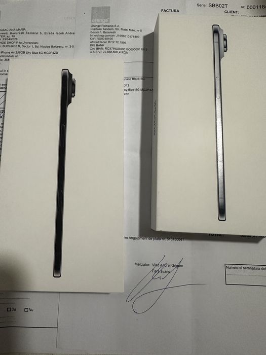 Apple iPhone Air 256GB 5G / Sky Blue - Sigilat Factura si Garantie 24 luni