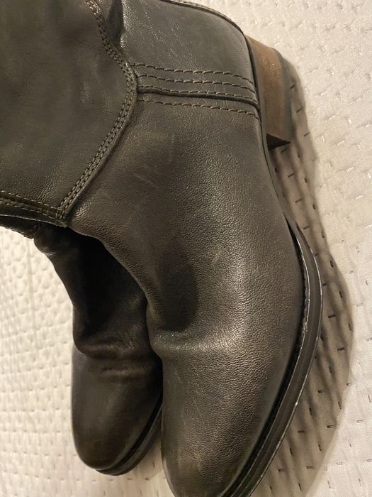 Cizme de piele Tommy Hilfiger