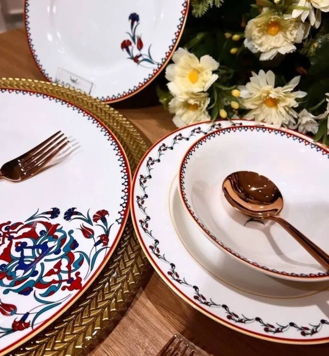 Karaca Порцеланов Сервиз за Основно Хранене 24части