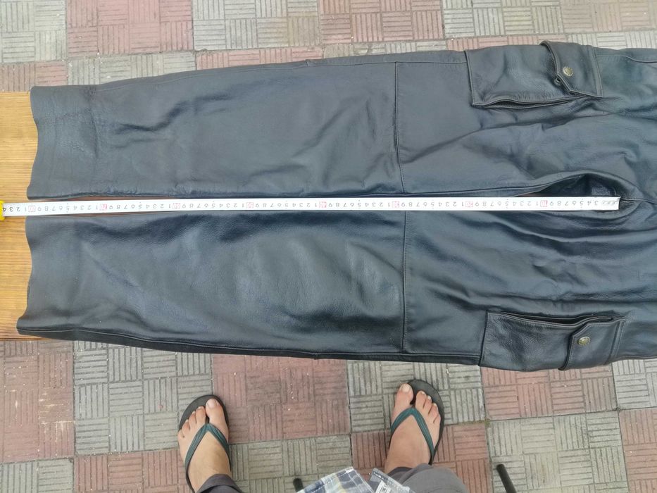 Pantalon piele groasă mărim 38 ptr moto ATV rockeri iarnă+1 per mănuși