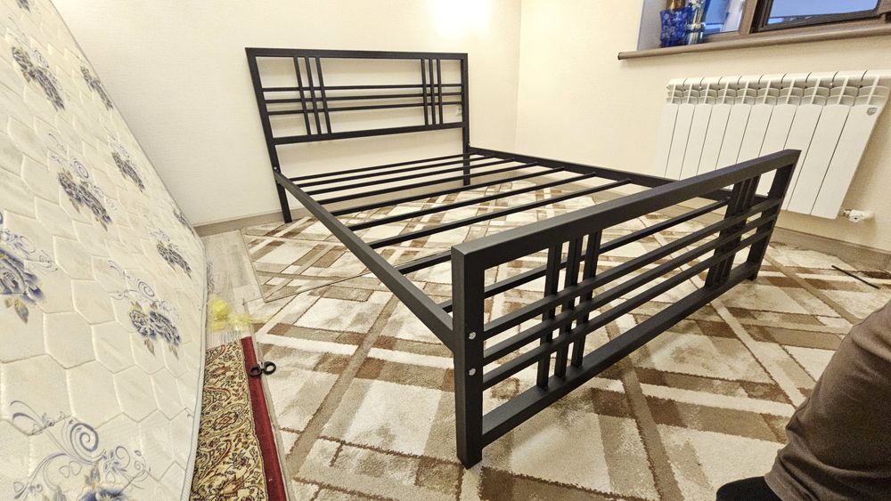 Металлические Кровать Лофт. Двуспальная кровать. Ikki kishilik krovat.