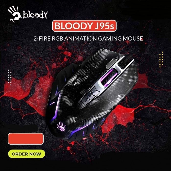 Bloody J95S с макрос Легенда Проводная мышка/мышь