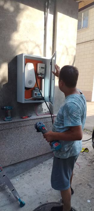 Установка зарядное устройство для Электромобилей.
7квт зарядка установ