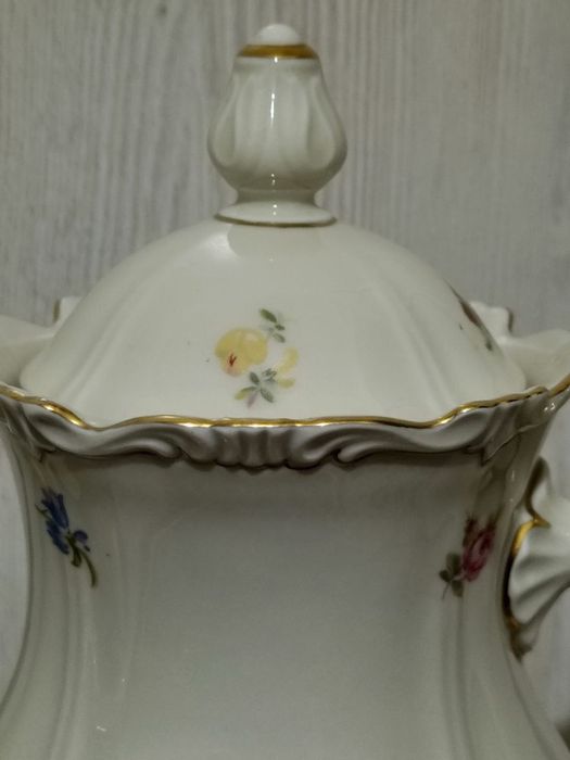 немецкий коллекционный чайник и молочник Reichenbach