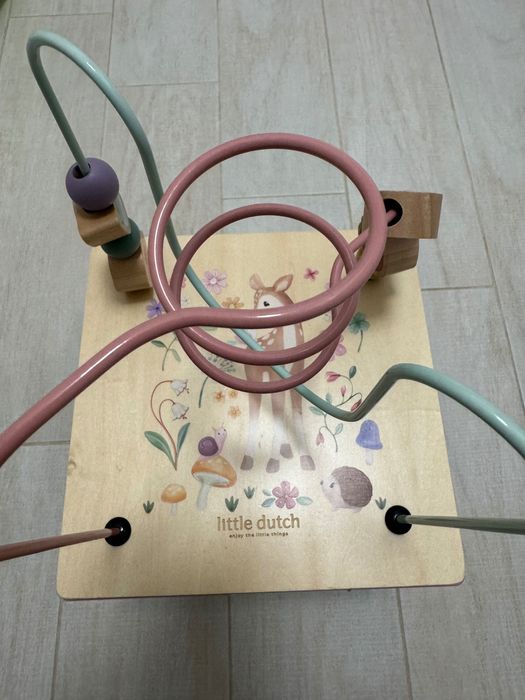 Дървен активен куб little Dutch