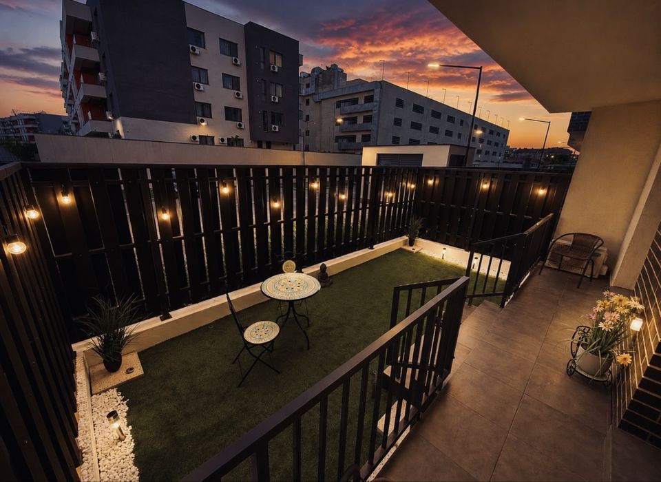 Persoana fizica inchiriez Apartament 2 camere + grădină proprie 25 mp | H Pipera Lake | Mobilat & Utilat Complet